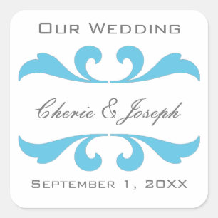 Blauw sparen de Stickers en de Verzegelingen van d