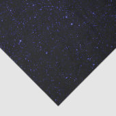 Blauw Sparkle-Black Tissuepapier (Detail)