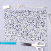 Blauw Sparkle-White Tissuepapier (Craft)
