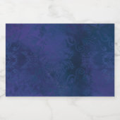 blauw sparkling wijnetiket (Enkel label)
