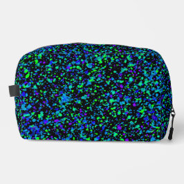 Blauw Spatten - Dopp Kit Toilettasje