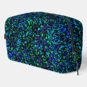 Blauw Spatten - Dopp Kit Toilettasje (Rechterhoek)