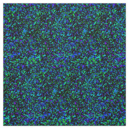 Blauw Spatten - Katoen Twill Stof