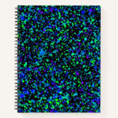 Blauw Spatten - Notitieboek (Voorkant)