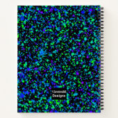 Blauw Spatten - Notitieboek (Achterkant)