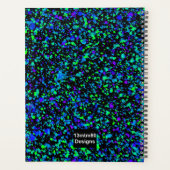 Blauw Spatten - Planner (Achterkant)
