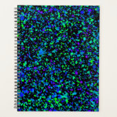 Blauw Spatten - Planner (Voorkant)