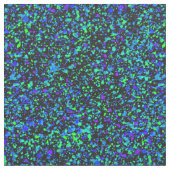 Blauw Spatten - Polyester Weefselstof Stof (Close Up)