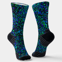 Blauw Spatten - Sportieve Sokken