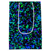 Blauw Spatwerk - Cadeautas (Achterkant)