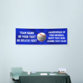 Blauw, speciaal voor honkbal ontworpen banner met  (Beurs)
