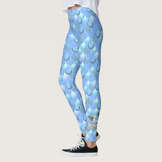 Blauw spectrum van de leggings van de zeemeerminid (Links)