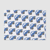 Blauw speelgoed kind Birthday cadeaupapier Tissuepapier (Voorkant)