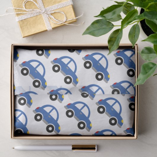 Blauw speelgoed kind Birthday cadeaupapier Tissuepapier (Geschenk)