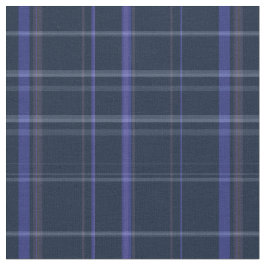 Blauw speldenweefsel met Paarse en bruine strepen Stof