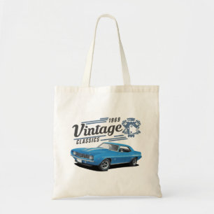 blauw spierweefsel tote bag