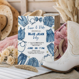 Blauw Spijkerbroek Baby Casual Country Denim Gesla Kaart