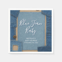 Blauw Spijkerbroek Baby Spijkerbroek Thema Feestje