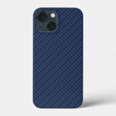 Blauw spijkerpatroon Case-Mate iPhone case (Achterkant)