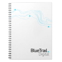 Blauw spiraalnotitieboek van Blue Trail