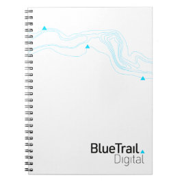 Blauw spiraalnotitieboek van Blue Trail Notitieboek