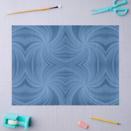 blauw spiraalpapier tissuepapier (Craft)