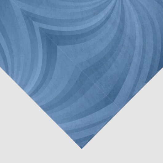 blauw spiraalpapier tissuepapier (Detail)