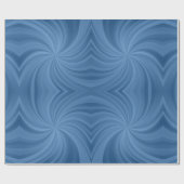 Blauw spiraalvormig inpakpapier (Vlak)