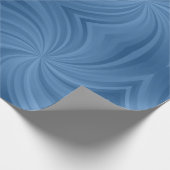 Blauw spiraalvormig inpakpapier (Hoek)