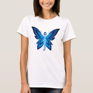Blauw sprookje dames basic t-shirt