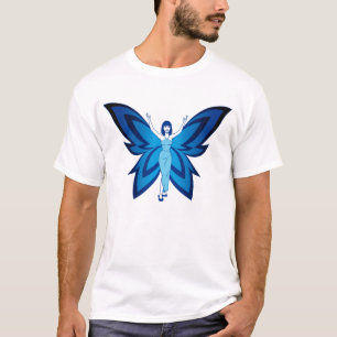 Blauw sprookje t-shirt Heren
