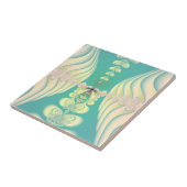 Blauw sprookje tegeltje (Zijkant)