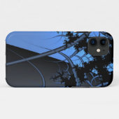 blauw staal Case-Mate iPhone case (Achterkant (horizontaal))