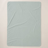 Blauw Staal Sherpa Deken (Voorkant)