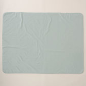Blauw Staal Sherpa Deken (Voorkant (horizontaal))
