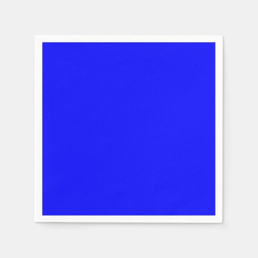 Blauw standaardcocktailpapier servet (Voorkant)