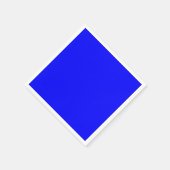 Blauw standaardcocktailpapier servet (Hoek)