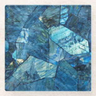 Blauw steenbreukglas Onderzetter