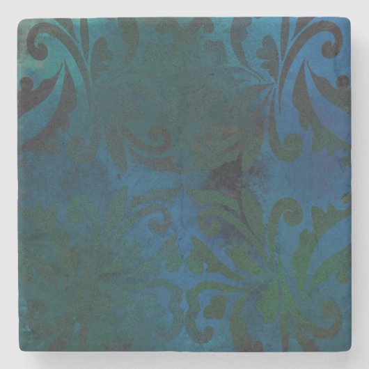 blauw stenen onderzetter (Voorkant)