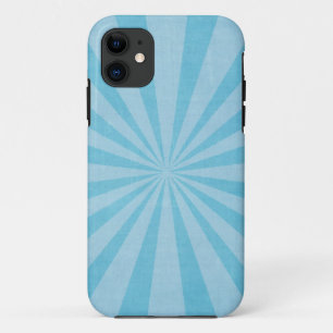 blauw sterburst iPhone 11 hoesje