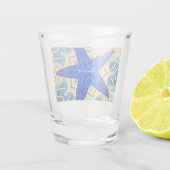 Blauw sterpatroon Thunder_Cove Shot Glas (Achterkant)