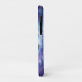 Blauw sterrenstelsel en planeten Case-Mate iPhone case (Achterkant/links)