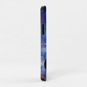 Blauw sterrenstelsel en planeten Case-Mate iPhone case (Achterkant/rechts)