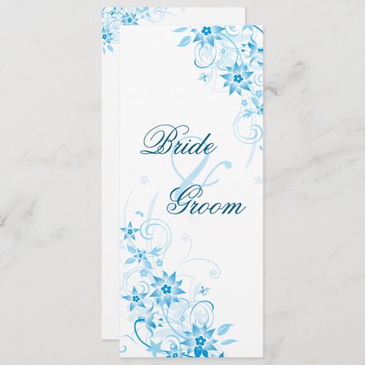 Blauw sterventilator kaart (Voorkant / Achterkant)