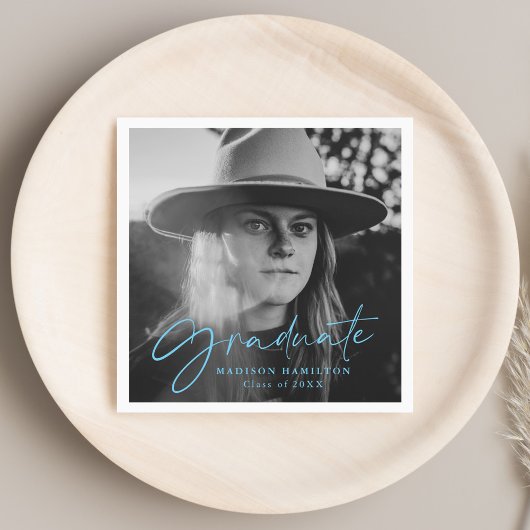 Blauw | Stijlvol Afstuderen van de Foto van het Ma Servet