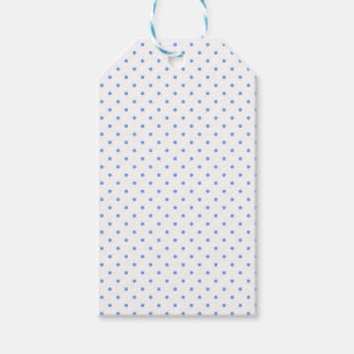 Blauw Stippenpatroon Cadeaublaadjes Cadeaulabel