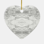 Blauw Stone Marmeren Patroon Keramisch Ornament (Achterkant)