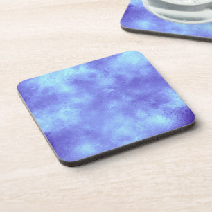 Blauw Storm Cloud Effect Plastic Onderzetter
