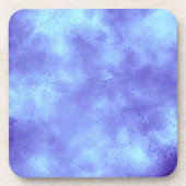 Blauw Storm Cloud Effect Plastic Onderzetter (Voorkant)