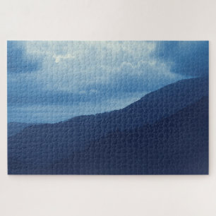 Blauw Storm in de bergen - 20 x 30 Legpuzzel